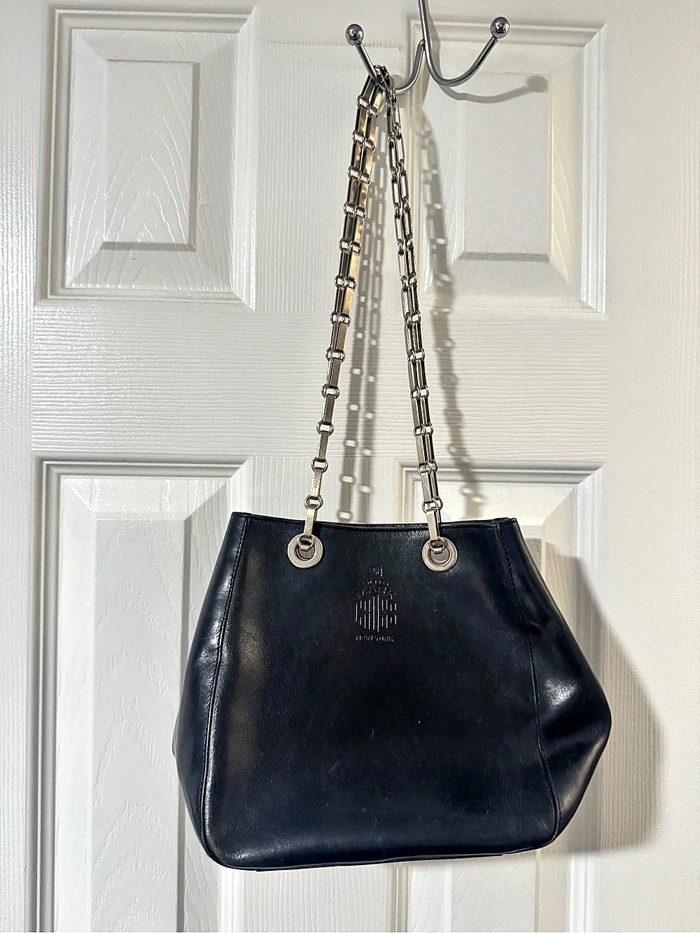 Vintage Mark Cross Chain Strap Shoulder Bag